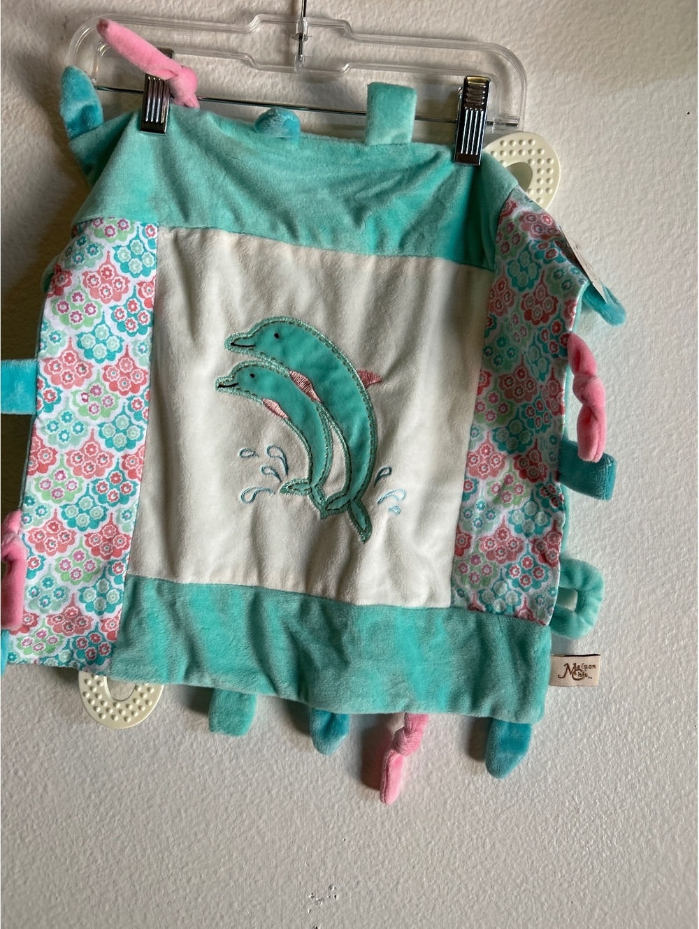 Maison Chic Baby Sensory Blanket with Dolphin Design